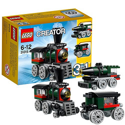 华南西南：LEGO 乐高 CREATOR 创意百变系列 L31015 蒸汽小火车+好朋友女孩系列 LPOP30113