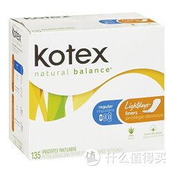 凑单品：Kotex Lightdays Regulra Panti 无香型纯棉护垫(135片)