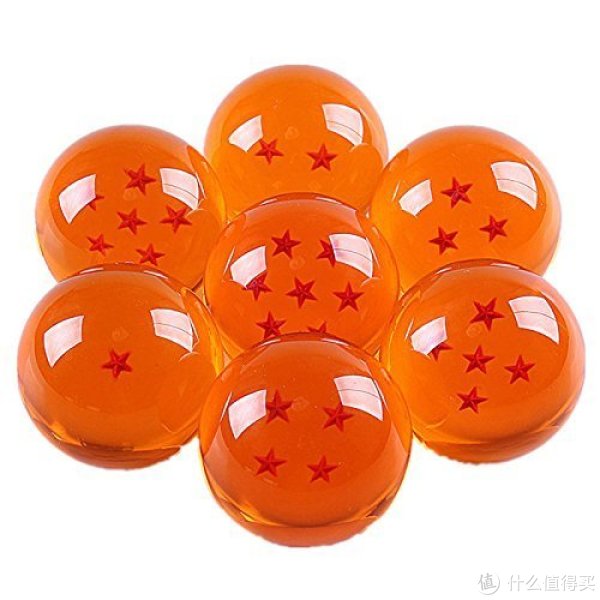 ucgo 游戏购 正版七龙珠 全套七星珠立体星星款水晶球模型手办