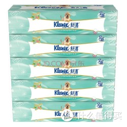 Kleenex 舒洁 绿茶洋甘菊印花清香卷纸家庭装3层250节50卷 (10粒*5提)