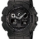 CASIO 卡西欧 G-SHOCK系列时尚双显运动电子男表 GA-100-1A1DR