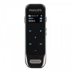 PHILIPS 飞利浦 VTR6600 8GB超薄设计 高清触摸微型数字降噪录音笔 锖色
