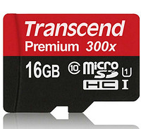 Transcend 创见 16G(UHS-I300X)高速存储卡(MicroSD)
