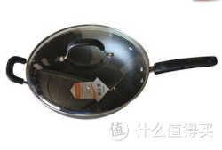 SUPOR 苏泊尔 FC32L5 铸铁真不锈健康铁锅 玻璃盖