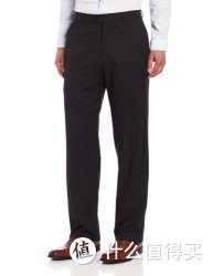 Haggar Striped Plain-Front 男士条纹西裤