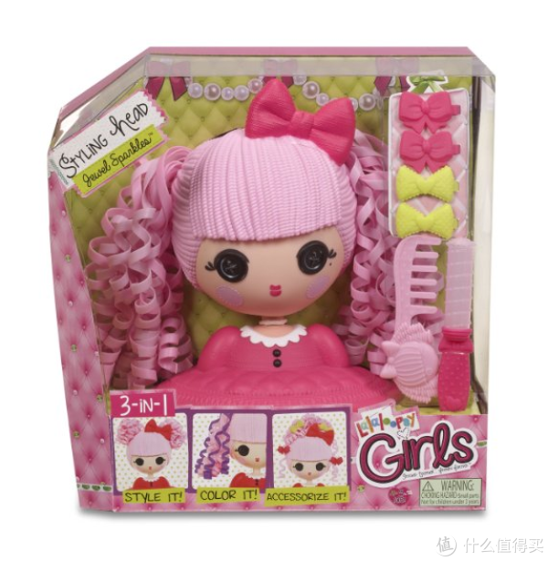 凑单品:Lalaloopsy Girls 乐乐天使 Styling Head Jewel Sparkles 造型娃娃