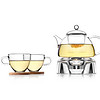 Vatiri 乐怡 VS0006 华尔兹过滤耐热玻璃茶具 六件礼盒套装