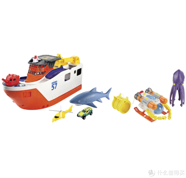 Matchbox Mission: Undersea Squid Sub 乌贼潜艇玩具套装