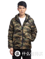 HASKI 男式 羽绒服 MF20602 卡其迷彩 XL