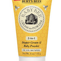 Burt's Bees 小蜜蜂 Cream To Powder 婴儿护臀膏爽身粉二合一液态爽身粉113g
