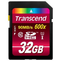 移动端：Transcend 创见 UHS-I 600X 32G SD存储卡（读90M+/s、写60M+/s）+凑单品