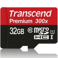 Transcend 创见 32G MicroSD（TF）存储卡（UHS-I、300X）*2件