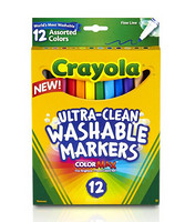 凑单品：Crayola 绘儿乐 儿童12色安全可水洗马克笔