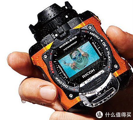 新低价：RICOH 理光 WG-M1 极限运动摄像机 橙色