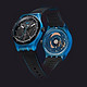 Swatch 斯沃琪 51号星球系列 蓝色机械表腕表 SUTS401