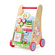 双重优惠：AUBY 澳贝 益智玩具 婴幼儿学步木制推车