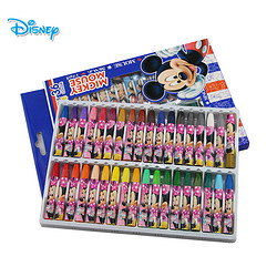 迪士尼正品 36色油画棒 儿童蜡笔米奇绘画彩笔无毒不易断可水洗
