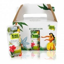 泰国进口 国王岛椰子水饮料250ml*12礼盒装
