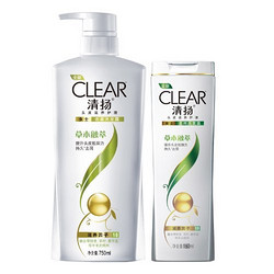 CLEAR 清扬 女士去屑洗发露套装(草本融萃型750ml+350ml）*2套