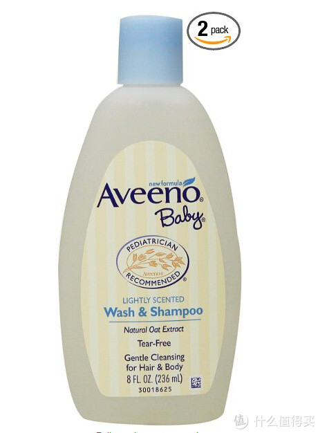 凑单品：Aveeno Baby Wash &amp; Shampoo 婴儿洗发、沐浴二合一 236ML（两瓶装）