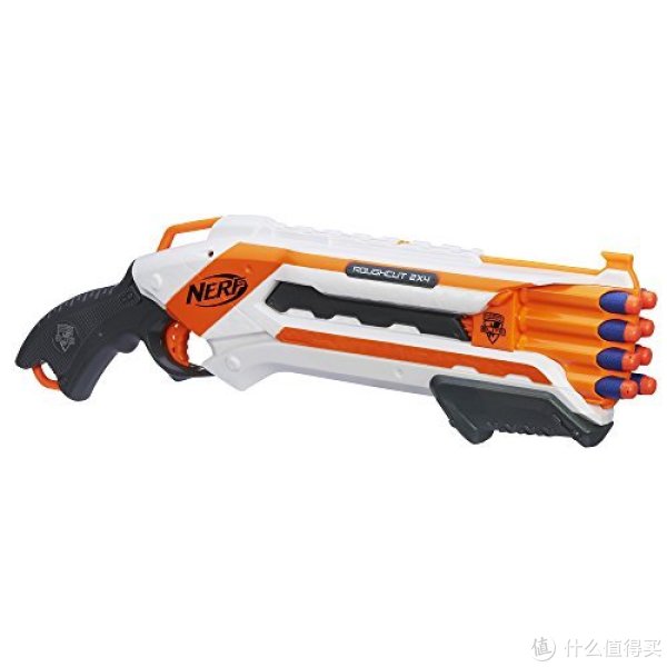 Hasbro 孩之宝 NERF 精英系列 Rough Cut(白八管)2x4 玩具枪