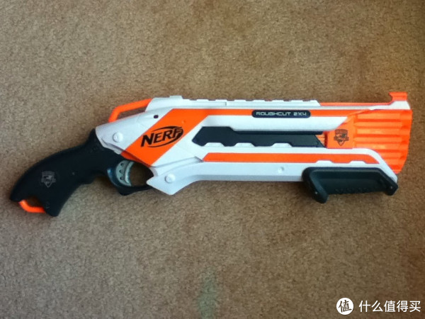 Hasbro 孩之宝 NERF 精英系列 Rough Cut(白八管)2x4 玩具枪