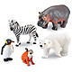 LEARNING RESOURCES Jumbo Zoo Animals 儿童教育玩具套装 动物园动物