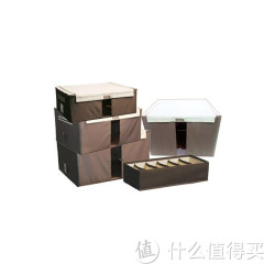 LOCK&amp;LOCK 乐扣乐扣4+1套装LLB146CW001e  收纳箱 咖啡色圆点