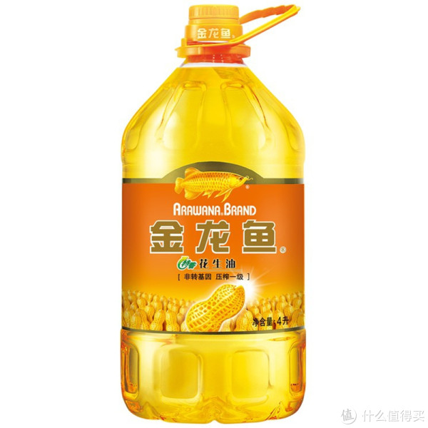 限华北金龙鱼特香花生油4l非转1级3桶