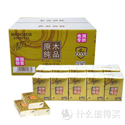 清风 原木纯品金装手帕纸 4层8张*60包 