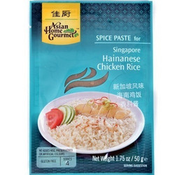 AsianHomeGourmet 佳厨  海南鸡饭香料酱 新加坡风味 50g