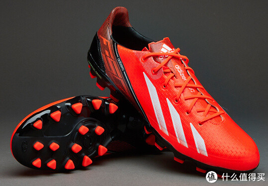 adidas 阿迪达斯 F50 TRX AG 足球鞋 黑红白配色