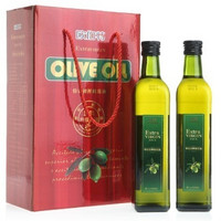 ExtraVIRGIN 欧伯特 特级初榨橄榄油 500ml*2瓶 礼盒