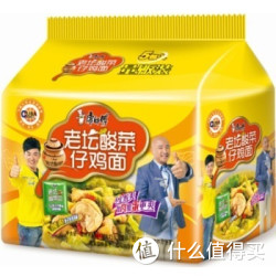 康师傅 方便面  经典系列 老坛酸菜仔鸡味 119g*5袋 五连包