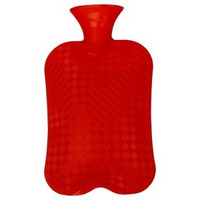 fashy 费许 PVC材质斜格纹热水袋2.0L红色fashy6420