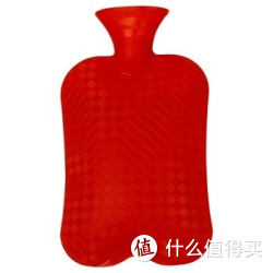 fashy 费许 PVC材质斜格纹热水袋2.0L红色fashy6420