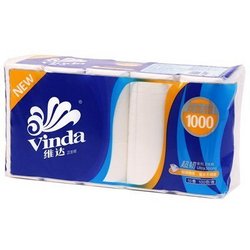 Vinda 维达 无芯卷纸 超韧3层100g卷纸*10卷