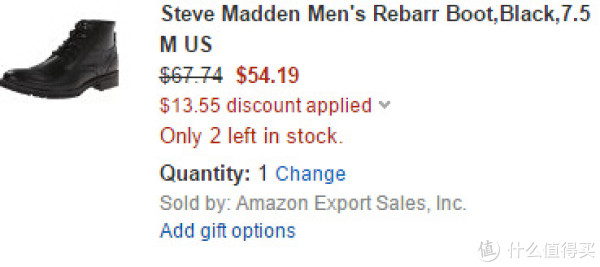 STEVE MADDEN Rebarr 男款短靴