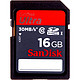 SanDisk 闪迪 Ultra 至尊高速 SDHC 存储卡 16GB（Class10、30M/S）