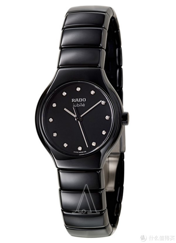 rado雷达truejubiler27655762女款镶钻时装腕表