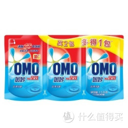 OMO 奥妙 净蓝全效 洗衣液500g*3包*3份+金纺 护理剂502ml*3袋