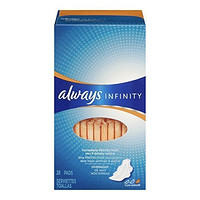 always Infinity whisper 未来感·极护 液体卫生巾 睡夜用300mm 28片*2盒