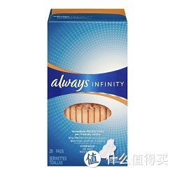always Infinity whisper 未来感·极护 液体卫生巾 睡夜用300mm 28片*2盒