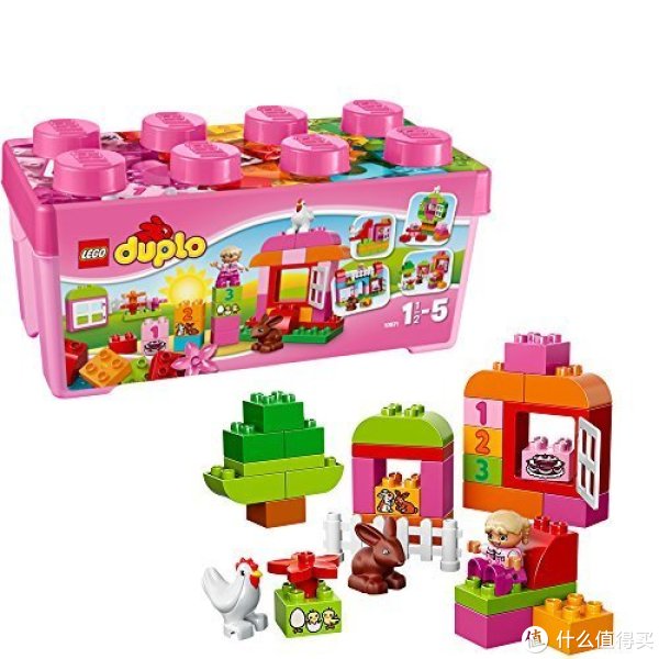LEGO 乐高 得宝创意拼砌系列 10571 多合一粉红趣味桶