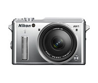移动端秒杀：Nikon 尼康 AW1 11–27.5mm f/ 3.5–5.6镜头 防水微单套机（带GPS）银色