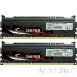 G.SKILL 芝奇 SNIPER F3-2400C11D-8GSR DDR3台式内存（4G*2、2400）