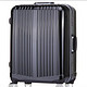 移动端：LATIT 全PC铝框旅行行李箱 拉杆箱 男女 24寸 万向轮 亮黑色
