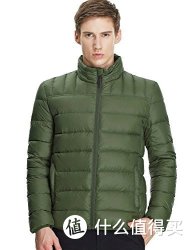 GIORDANO 佐丹奴 男式 可机洗白鸭绒立领轻羽绒服 01074557001