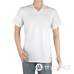 Calvin Klein卡文克莱 男士100%纯棉白色V领三件套背心