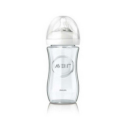 AVENT 新安怡 SCF673/17 宽口自然原生 玻璃奶瓶240ml/120ml